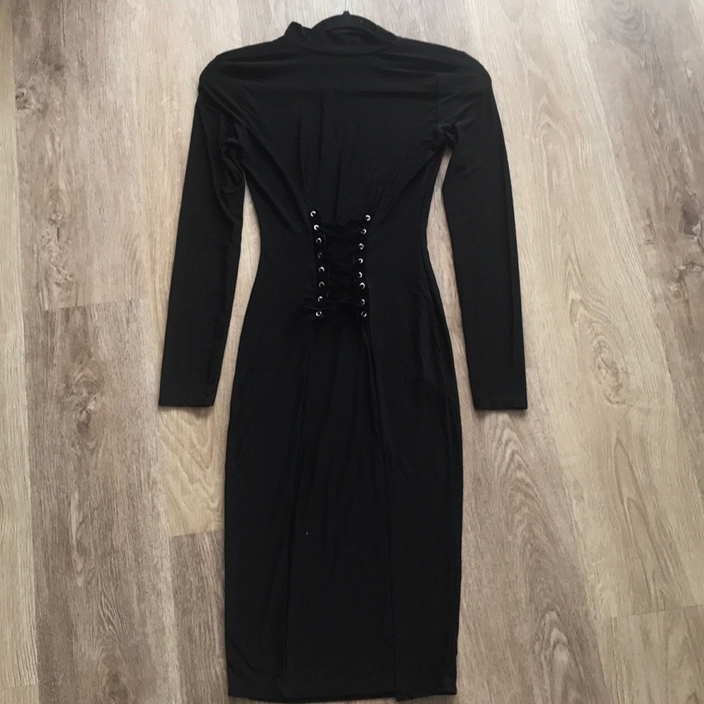 Missguided Mockneck Corset Dress